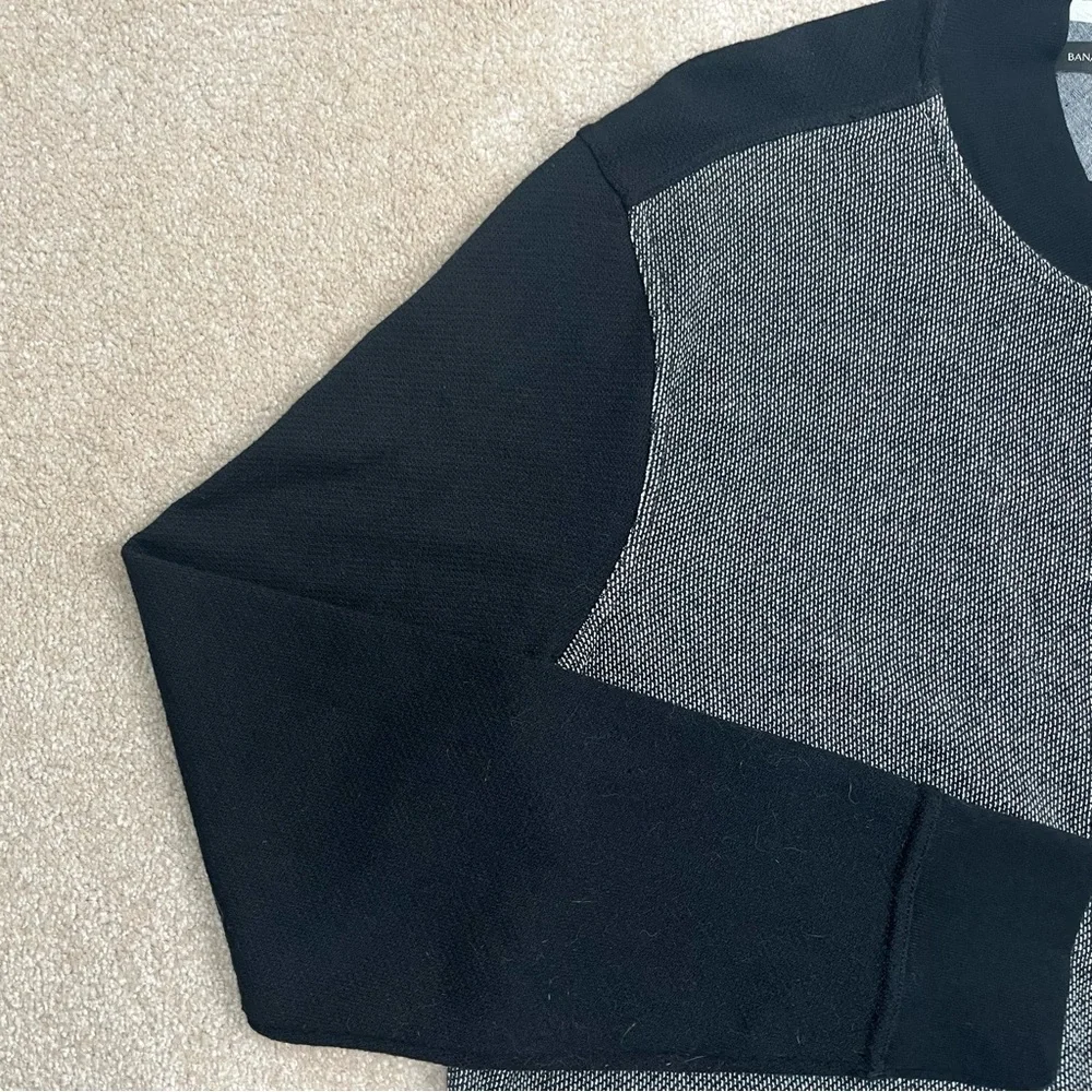 Banana Republic Jacket XL Black Snap Button Lightweight Bomber Style Preppy Men - Picture 2 of 15